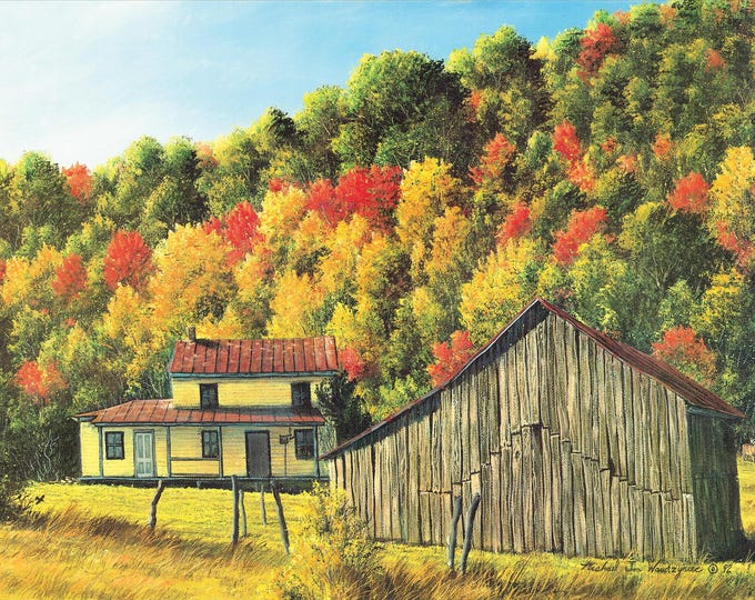 Landscape Painting - "Lam's Home" (Poster)